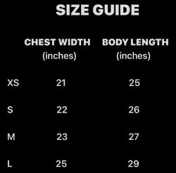 New Size Chart